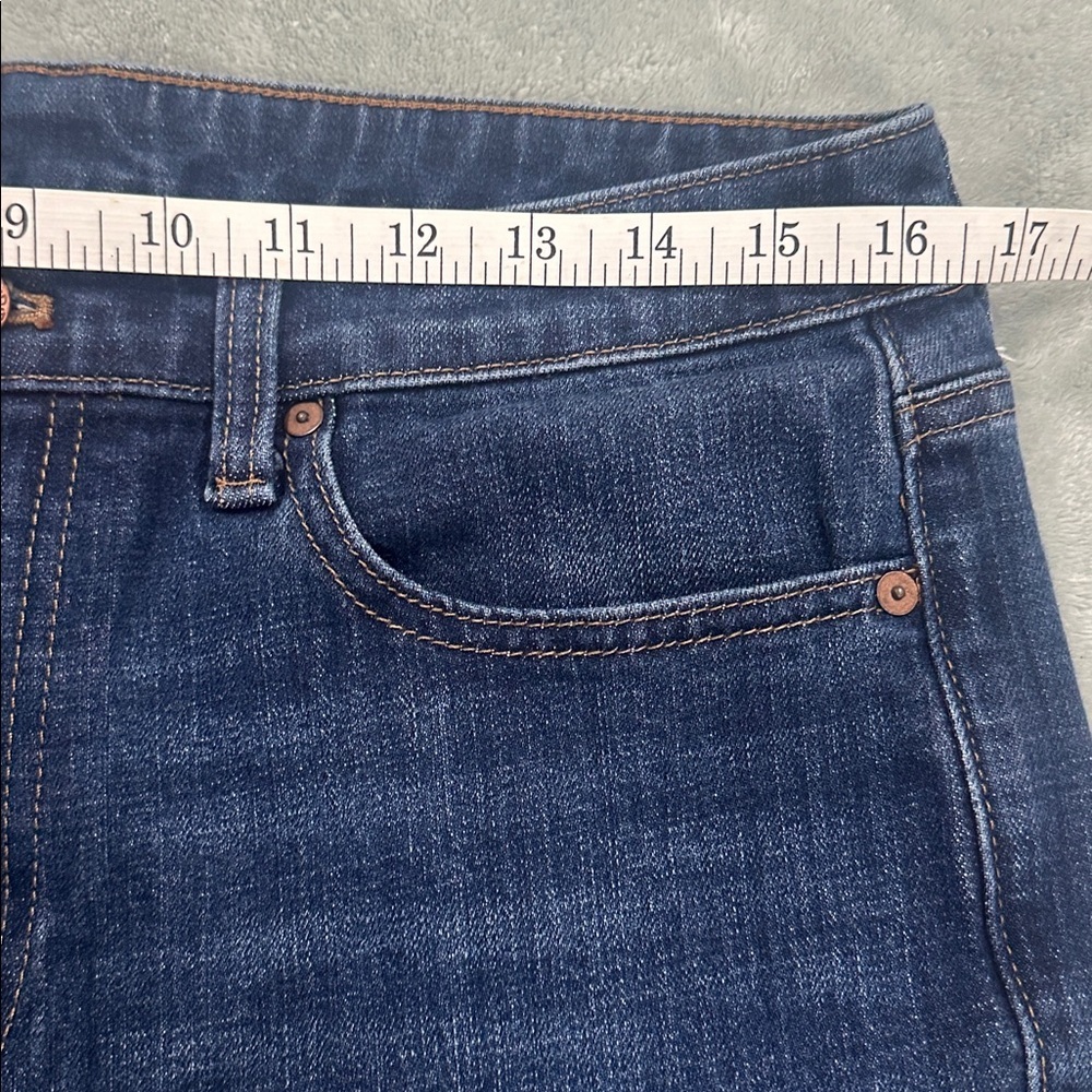 Talbots Flawless High Waist Straight Ankle Jeans 10 - Picture 7 of 12